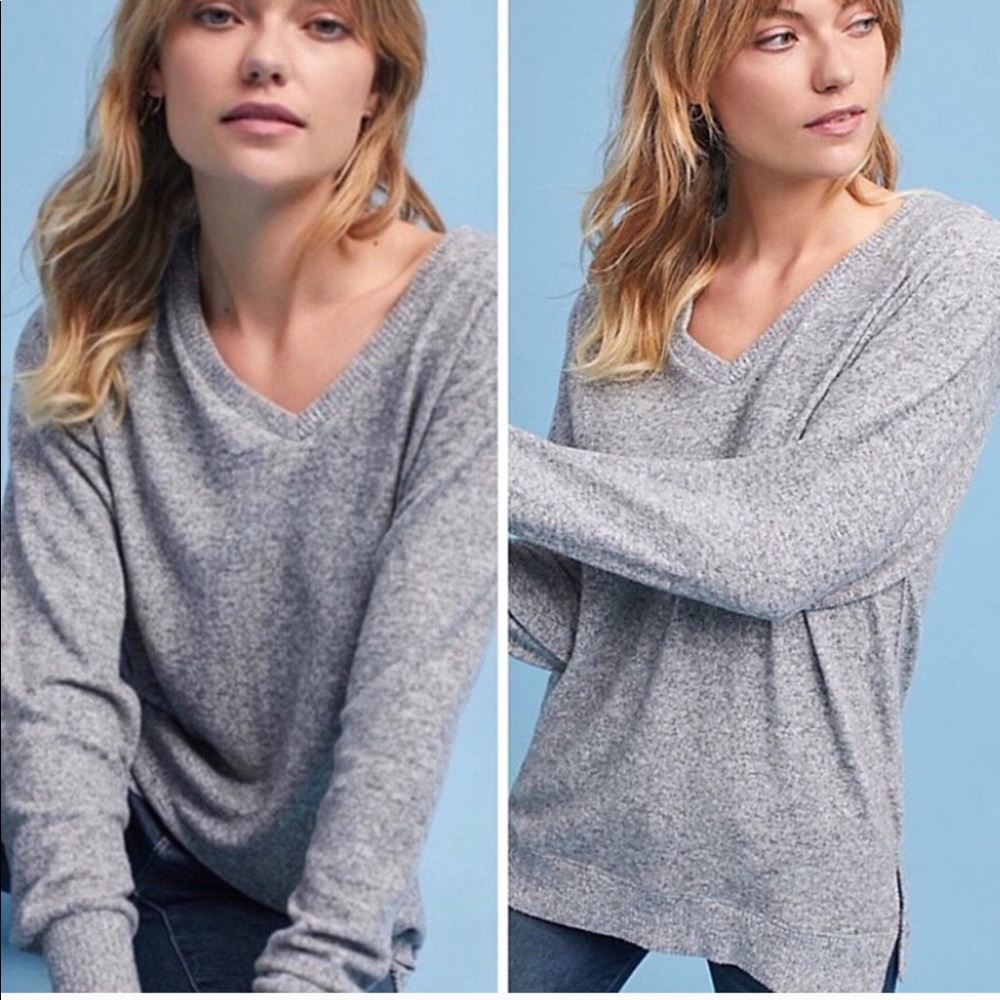 Anthropologie Saturday/Sunday Hacci Tunic Sweater